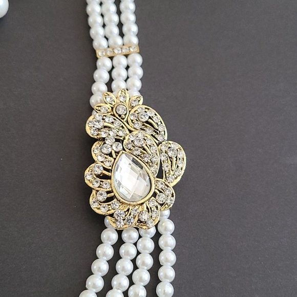 Pearl Necklace Set NIB - Picture 4 of 14